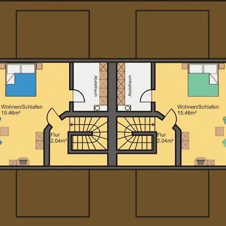 Ruhiges Krienke - Doppelhaus Mit Sauna&kamin